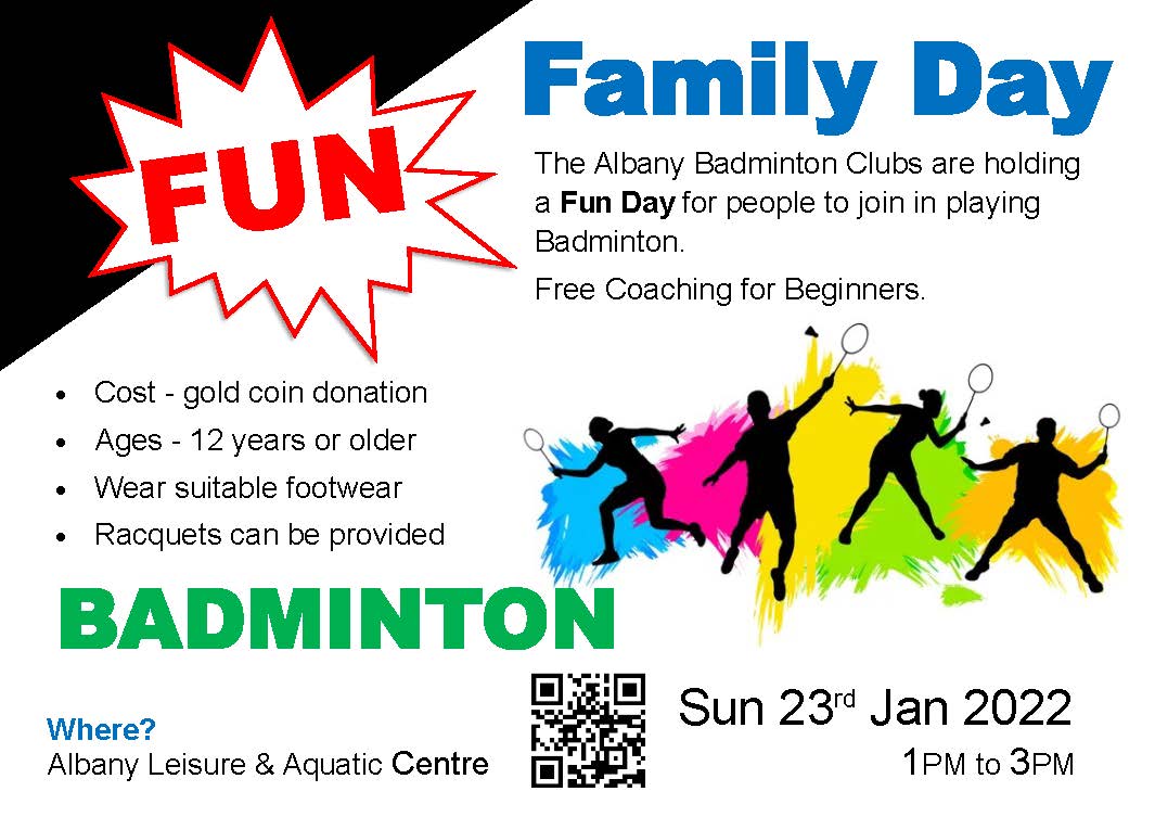 Albany Badminton Club Family Day