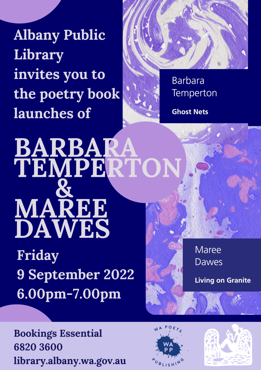 The Poetry Book Launches of Barbara Temperton and Maree Dawes