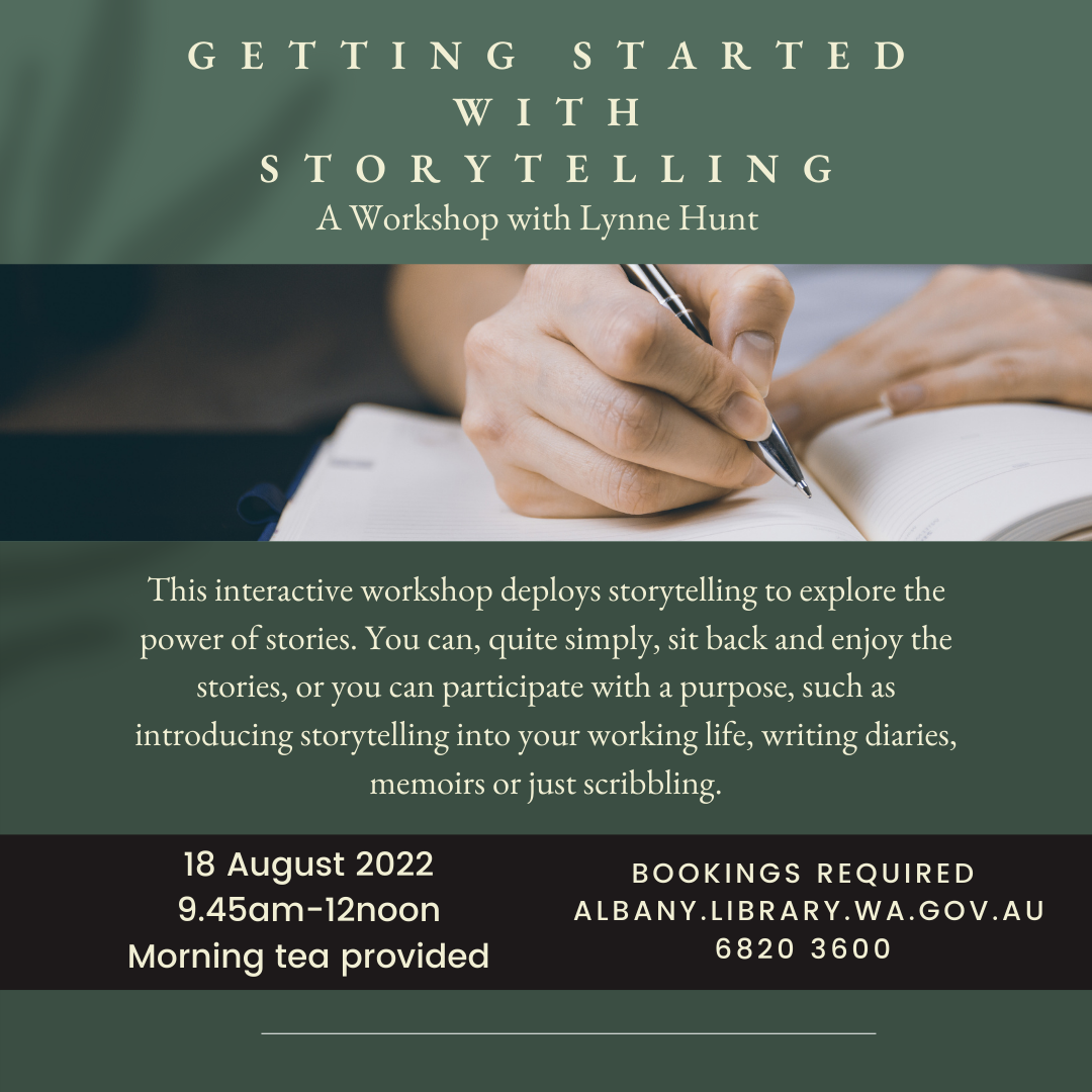 Getting Started With Storytelling - A Workshop with Lynne Hunt